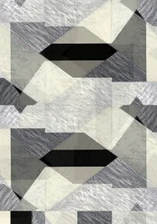 Monochromatische geometrische Abstraktion
