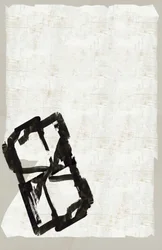 Monochrome Geometrische Form