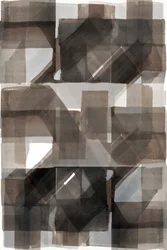 Gedämpfte geometrische Blöcke
