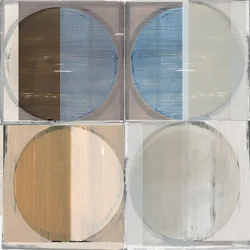 Gedämpfte geometrische Kreise