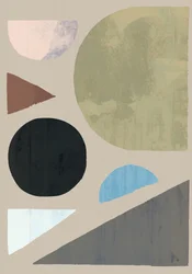 Gedämpfte geometrische Formen