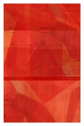 Rote geometrische Schichten