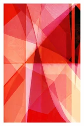 Rote Geometrische Schichten