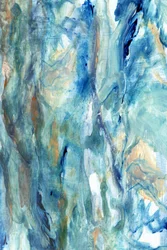 Gelassene blaue Tiefen