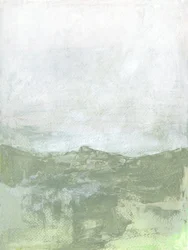 Gelassene grüne Landschaft