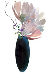 Gelassene Pastellblumen
