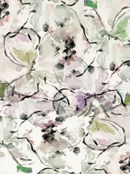 Weiche Aquarellblüten