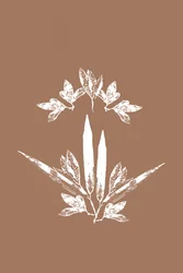 Stilisierte botanische Blätter