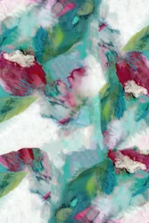 Lebendige florale Abstraktion