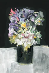 Lebendiger Blumenstrauß