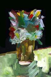 Lebendiges Blumenstillleben
