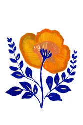 Lebendige Volksblume