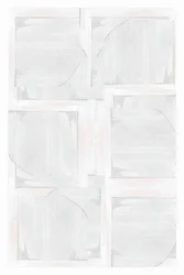 Weißes Geometrisches Abstrakt
