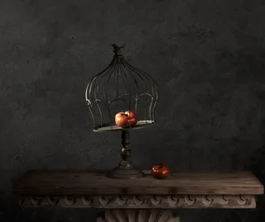 Stimmungsvolles Apfel Stillleben