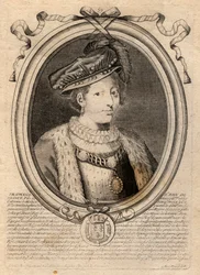 Porträt von Franz II. (1544-1560), König von Frankreich - Gravur aus 