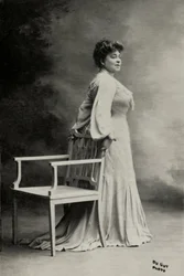 Porträt der französischen Künstlerin Blanche Pierson