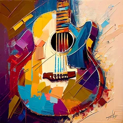 Abstrakte Musik-Kunst, Elektrische Gitarre