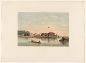Fort Zeelandia in Paramaribo. Blick auf Fort Zeelandia in Paramaribo