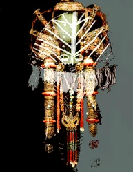 Afrikanische Maskencollage, 2018