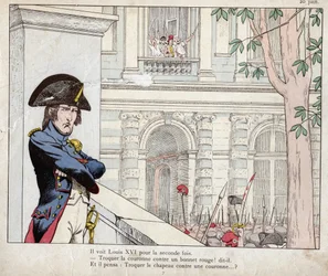 Er sah Ludwig XVI. zum zweiten Mal (Invasion der Tuilerien, 20. Juni)