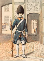 Uniformen der französischen Truppen zu allen Zeiten: 8. Regiment der Königlichen Garde (1815)