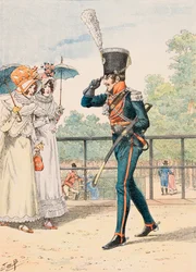 Uniformen der französischen Truppen zu allen Zeiten: Jäger des Herzogs von Berry