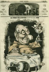 Louis Hyacinthe Duflost dit Hyacinthe (1814-1887), französischer Schauspieler. Titelbild in 