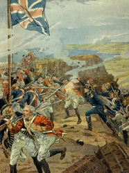 Die Armee des Rheins und die Französische Revolution 1789: Napoleon I. Bonaparte (1769-1821) griff die Engländer in Toulon 1793 an. Die Grenzen des Südens von Frankreich wurden von Mächten, die gegen die Revolution koalierten, überfallen. Die Engländer bes