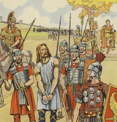 Vercingetorix ergibt sich Julius Caesar, 52 v. Chr.