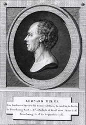 Porträt von Leonard Euler (1707-83)