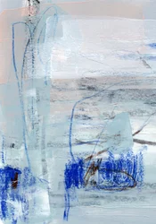 Blauer abstrakter Fluss